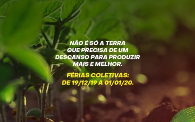 Agro-Sol entra em recesso a partir de 19 de dezembro